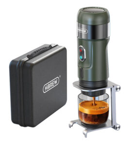 Portable 3-in-1 coffee maker with case HiBREW H4B_GN