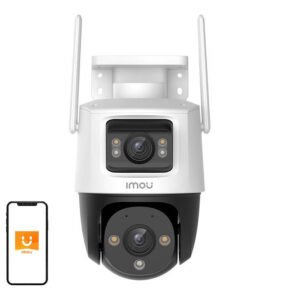IMOU Κάμερα Εξωτερικής Παρακολούθησης Cruiser Dual 360°, WiFi, 8MP (Λευκό)
