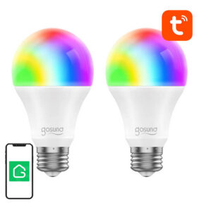 Gosund Έξυπνη Λάμπα WB4-2 Wi-Fi RGB LED, E27, Tuya (2τμχ)