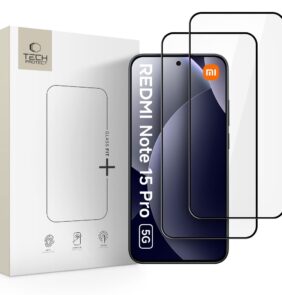 TEMPERED GLASS TECH-PROTECT GLASS FIT+ 2-PACK XIAOMI REDMI NOTE 15 PRO 5G BLACK