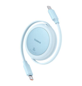 Baseus Free2Pull Mini USB-C to USB-C 60W USB cable, 1m (blue)