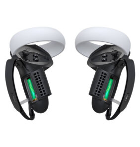 Controller Grip with Battery Door Kiwi Design Q1 PRO-2.2 for Meta Quest 2 Black
