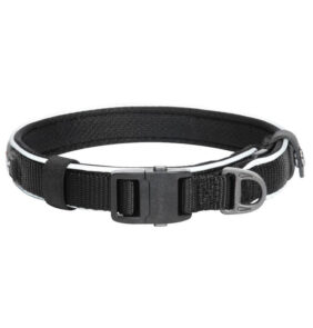 Reflective collar Dogness size XL (Black)