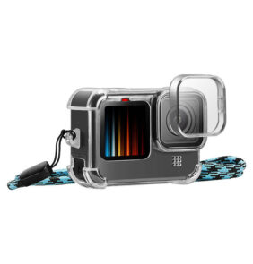 Case with Lens Cap and Neck Strap PULUZ for GoPro Hero 9 / 10 / 11