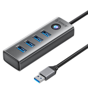 Orico Hub USB-A to 4xUSB-A 3.0 - grey