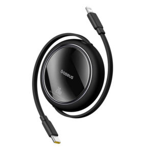 USB Cable Baseus Free2Pull USB-C to iP 20W 1m (black)