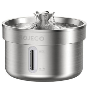 Stainless Steel Pet Water fountain 2l Rojeco