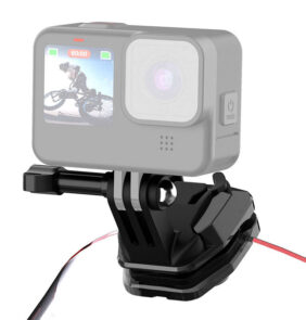 Motorcycle Windshield Mount Clip PULUZ  for Action Cameras (Black)