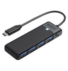 Orico Hub 4in1 USB A3.0x4 (black)