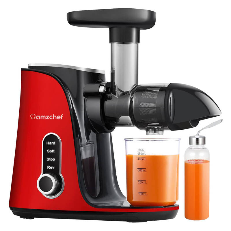 Slow Juicer AMZCHEF GM3001-RD (red)