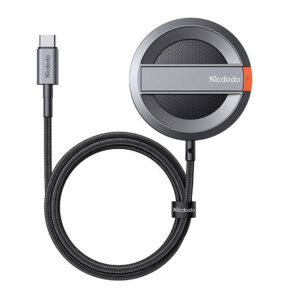 Mcdodo CH-5500 magnetic wireless charger for iPhone with foldable stand, 15W (black)
