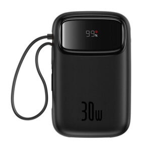 Powerbank Baseus QPow 2 10000mAh 30W 2xUSB-C (black)