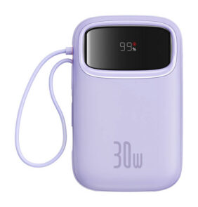 Powerbank Baseus QPow 2 10000mAh 30W 2xUSB-C (purple)