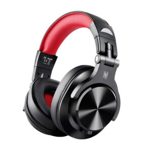 Oneodio A71 Wired Headphones (Black and Red)