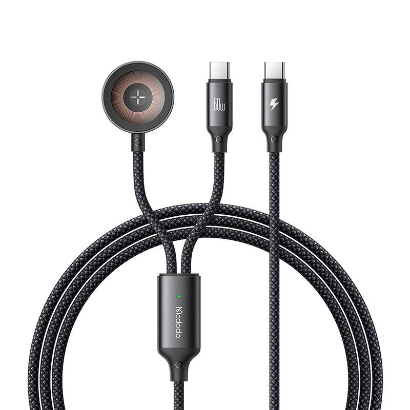 Mcdodo CA-2200 2in1 60W USB-C+ Charger Apple Watch Cable 1.2m