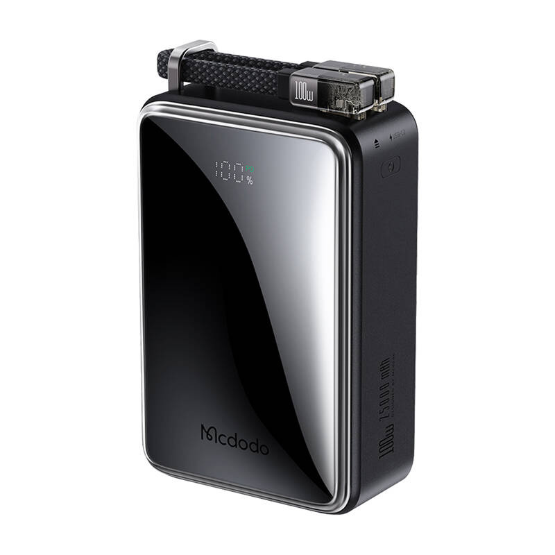Mcdodo Power Bank MC-0561 Digital Dis 25000mAh,100W (black)