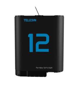 Lithium battery TELESIN for GoPro Hero 12/11/10/9 (blue)