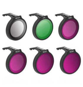 Six filters kit SUNNYLIFE for DJI Neo MCUV+CPL+ND8+ND16+ND32+ND64
