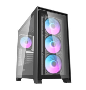 Computer Case DRX90 Glass Black