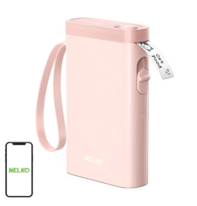 Nelko Thermal Label Printer P21 (Pink)