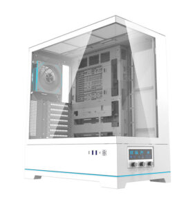 Darkflash Computer Case DY451 PRO White with fan