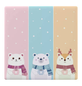 Decorative cover / panel for T5 touch wall switch SONOFF Cartoon 3C