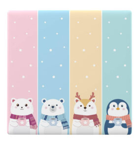 Decorative cover / panel for T5 touch wall switch SONOFF Cartoon 4C