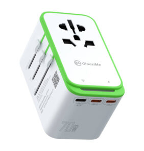 Roamplug adapter with 4G/LTE Wi-Fi hotspot GlocalMe