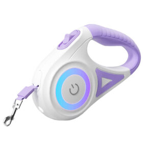Rojeco Dog Automatic Leash LED 5 m (purple)