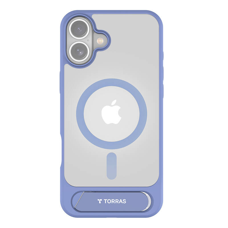 Torras Pstand Series Case for iPhone 16 (blue)