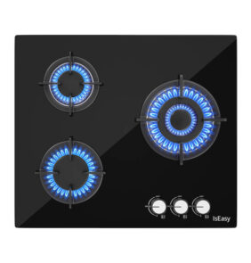 Glass Panel Gas Stove IsEasy MGBG-603 Three-zones