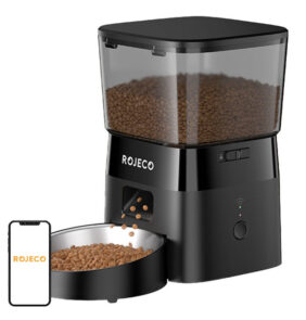 Rojeco 2L Automatic Pet Feeder WiFi Version (black)