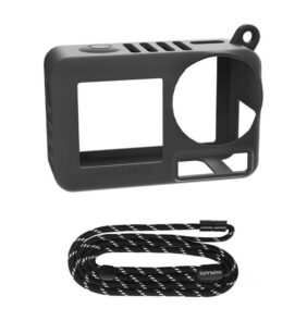 Sunnylife Silicone Cover & Strap OA5-BHT885-D for ACTION 5 PRO (black)