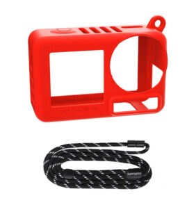 Sunnylife Silicone Cover & Strap OA5-BHT885-R for ACTION 5 PRO (red)