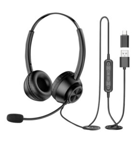 Wired headset with microphone New Bee H368