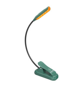 Wireless lamp Glocusent mini clip-on book light, USB-C (Green)