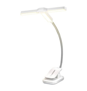 Tri-Head Book Light Glocusent USB-C 1000mAh (White)