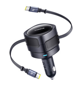 Enjoyment Max Car Charger C+C Cables 60W Black