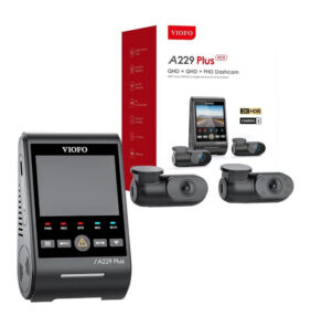 VIOFO A229 Plus 3CH Dashcam 2K + 1080p WiFi, GPS