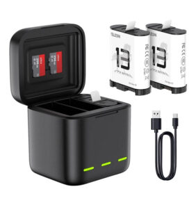 Three-channel battery charger for GoPro Hero 13 Black Telesin (S0-BCG-10-TGP)