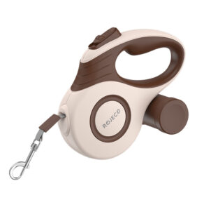 Rojeco A12 5M Automatic Retractable Dog Leash (brown)