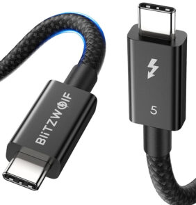 USB-C to USB-C cable BlitzWolf BW-HDC8 240W, 0,.5m (black)