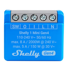 Shelly 1 Mini Gen4 Controller Zigbee/Matter