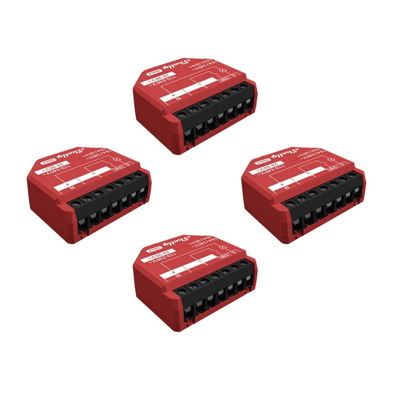 Shelly 1PM Gen3 Set of 4 Controller WiFi/Bluetooth