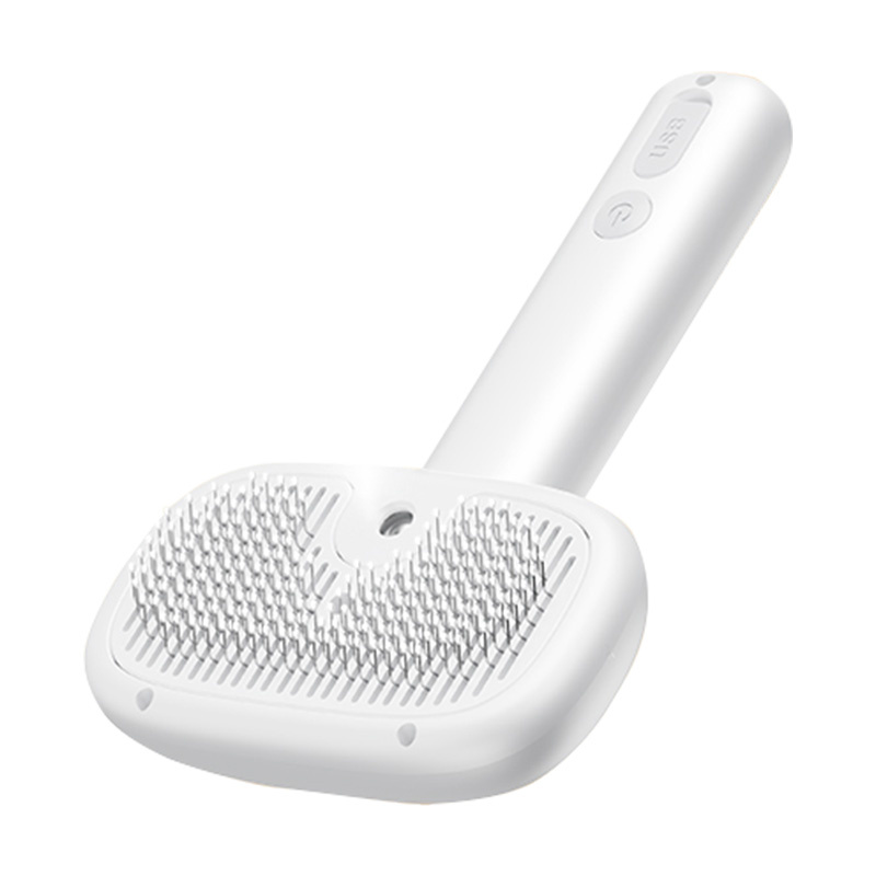 Pet Spray Hair Comb & Brush Rojeco (white)