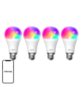 Smart W i-Fi LED Bulb RGBW W 4 Pack