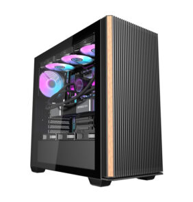 Darkflash DS900WS computer case (black) + 4 fans