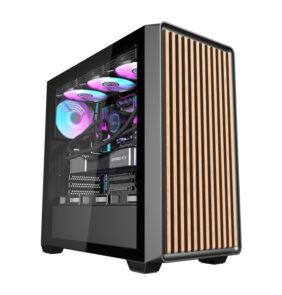 Darkflash DS900WD computer case (black) + 4 fans