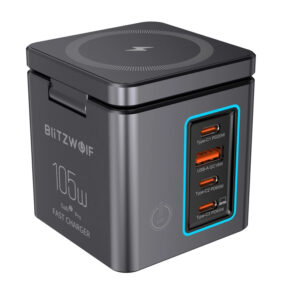 Blitzwolf BW-i113 network charger GaN, USB-A, 3xUSB-C, 105W