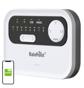 8-zone indoor irrigation controller RainPoint WiFi